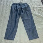 J.Crew NWT  Chambray Drawstring Cotton Pants Medium Echo Blue Wash Photo 6