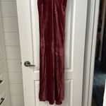 Anthropologie  Velvet V-neck Mulberry Dress Size 4 Photo 3