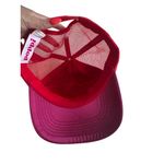POPPI Pink Red Mesh Trucker Hat Cap NEW without tags Photo 5