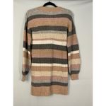 American Eagle NWT  Outfitters Striped Waffle Knit Button Neck Sweater Dress XS Photo 6