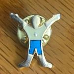 Boy Cub Scouts America BSA Webelos Activity Achievement FITNESS Enamel Pin Gold Photo 0