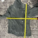 Anthropologie Marrakech  Women’s Size XS Faded Black Cotton Meri Moto Jacket Photo 9