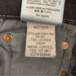 MOTHER Denim Mother The Looker Crop Coffee, Tea or Me Wash Jeans Size 25 Photo 10