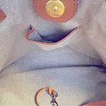 Dooney & Bourke Brown Suede Tote Bag Photo 8