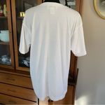 Vintage Victoria Harbour Tropical Foliage & Flower Sequin Beaded Graphic Shirt White Size L Photo 7