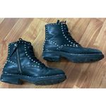 Ash 
Wolf‎ Studded Leather Combat Boots Photo 2