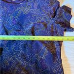 Koret Paisley Dress with embroidered Blazer set size 18 Purple Photo 9
