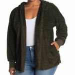 Forgotten Grace  Plush Cardigan Green Size Medium‎ NWT Photo 0