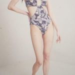 ALC Frank A.L.C ANA HALTER ONE PIECE SWIMSUIT IN NATURAL SIZE S Photo 1