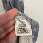 Hippie Rose  Blue Tie Dye Ribbed Knit Open Long Sleeve Boho Long Cardigan Sweater Photo 8