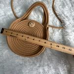 SheIn Round Tan Woven Bag Photo 4