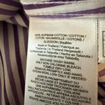 Brooks Brothers  Fitted Shirt All Supima Cotton Button Up Lavender Purple Stripe Photo 8