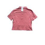 Outdoor Voices NWT Lantana Polo Womens Small Coral Orange Cropped Golf Tennis Photo 6