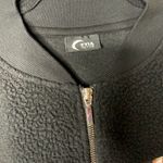 Zyia  Black Leopard‎ Flying V Fleece Jacket  Size M Photo 3