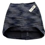 Jones New York Skirt Cotton Navy White Print Pencil Knee Length Tailored Size 4 Photo 5