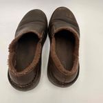 Chacos CHACO Brown Leather Slip-On Fur Lining Zaagh Baa Shoes Size 7 Photo 6