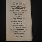 Adrienne Vittadini Grey front and Black back split V-neck hi low dress Small EUC Photo 13