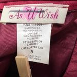 As You Wish Vintage 90s‎ As U Wish Party Dress Fit Flare Sleeveless Tulle Overlay Red Size 5 Photo 7