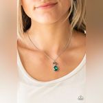 Paparazzi Nice To Meet You Green Necklace (65) Photo 0