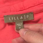 Lilla P Vibrant Coral Tie Waist Short Raglan Sleeve Mini Dress Stretch Jersey M Pink Size M Photo 8