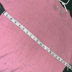 Vintage Pink Sweater Out The Window Made in USA • speckled knit crew neck 80s Size M Photo 5