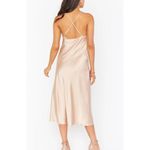 Show Me Your Mumu NWOT Show Me Your‎ MuMu Size Extra Small Verona Cowl Dress Champagne Luxe Satin Photo 1