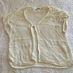 Route 66  Cream Open-Knit Cardigan Photo 0