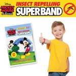 Disney Superband Classic Kids & Adults Mosquito Repelling Bracelet Red Mickey Photo 2