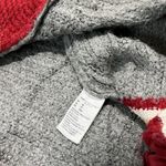 American Eagle Retro  Sweater X Sm. Gray Red Varsity Cardigan Cropped Full Zip AE Photo 6