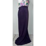 JM Collection Women’s Whimsy Dark Purple Maxi Skirt SMALL Photo 3