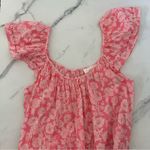 The Great Whipstitched Plumeria midi Dress tiered pink Floral prairie Sz XS Photo 6