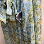Mi Golondrina Eli Verdes Azuelejos Dress Floral Printed Blue Size XS Photo 7