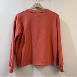 Madewell Drop-Sleeve Henley Tee Sweatshirt Coral Orange Size XS Photo 1