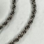 Silver Tone Double Ball Charm Metal Chain Link Belt Y2K One Size (OS) ✨ Photo 3