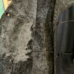 Brown Genuine Leather Fur European Coat Women’s Size Medium Photo 2