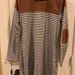 Altar'd State Altered State Long Sleeve T Shirt Dress Photo 0