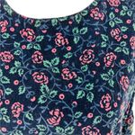 Eddie Bauer Vintage Floral Corduroy Prairie Sleeveless Midi Dress Size Large Photo 1