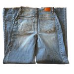 Sidefeel Women's Wide Leg Jeans High Waisted Strechy Raw Hem / NWOT Photo 1