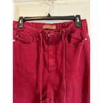 Judy Blue  Red Skinny Jeans High Waist Stretch drawstring Size 9/29 Photo 1
