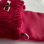 Hot pink Velour coin purse Photo 4