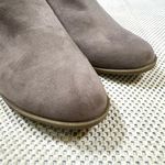 Torrid Side Dip Ankle Bootie Gray Faux Suede Size 12 (WW) Photo 2