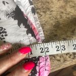 Amy Byer  Size 16 pink white and brown floral skirt Photo 4