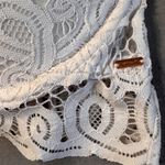 Victoria's Secret  Pink Push Up Bralette Bra Med (34CD-36AB) High Neck White Lace Photo 9