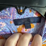 Rachel Rachel Roy Lilac Orange Floral Cropped Button Down Blouse Womens XS Purple Photo 3