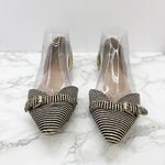 Dr. Scholl's Original Collections Tivoli Flats, Black &‎ White Stripe Fur, 7.5 Photo 1