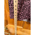 J.Crew 100% Merino Wool Pink Brown Leopard Print Crewneck Sweater Size Small Photo 4