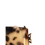 Amrita Singh  Resin Bee Cuff Faux Tortoise Gold Tone Bug Faux Pearl 6.5 Photo 3