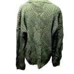 Madewell  Women's Charley Sweater Crewneck Cableknit Forest Green Size medium Photo 4