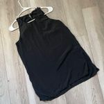 Athleta Silk Top sleeveless womens Black (small) minimalist office natural chic Photo 0