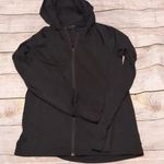 Athleta  black lightweight zipped running jacket size small Photo 0